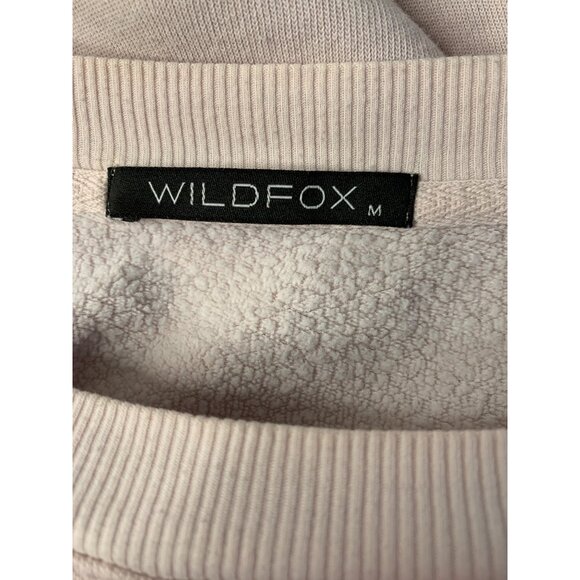 Wildfox Womens I'm The Treat Sweatshirt M Pink Oversize GUC Graphic Pullover - Picture 9 of 9